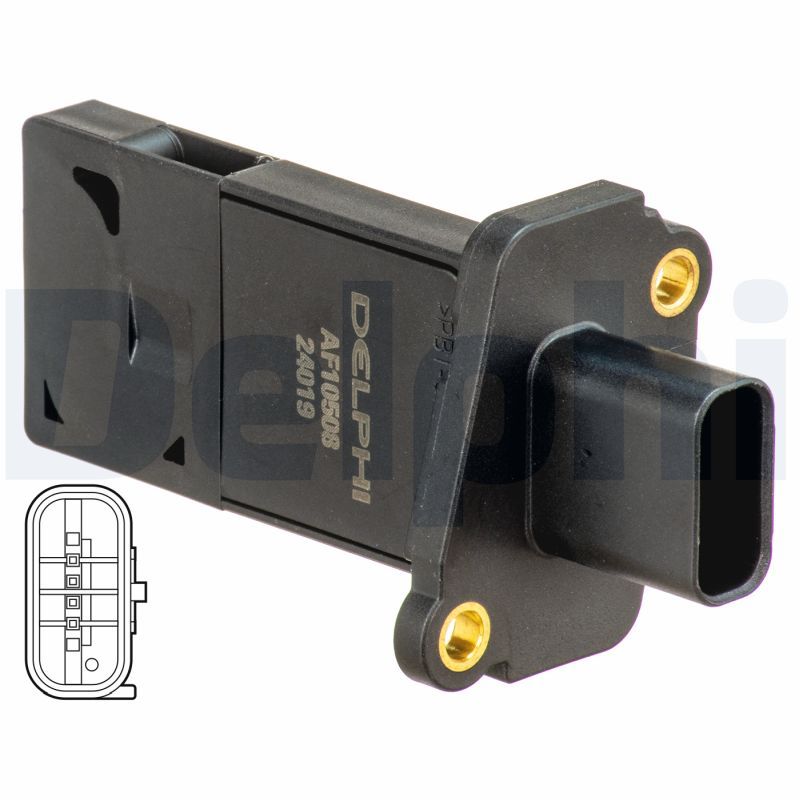 DELPHI AF10508-12B1 Mass Air Flow Sensor