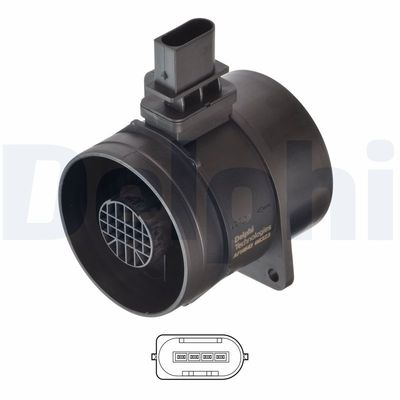 Mass Air Flow Sensor DELPHI AF10543-12B1