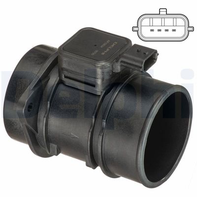 Mass Air Flow Sensor DELPHI AF10634-12B1