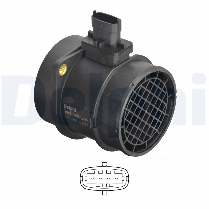 DELPHI AF10721-12B1 Mass Air Flow Sensor
