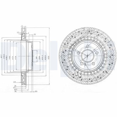 Brake Disc DELPHI BG3917