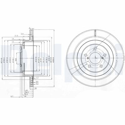 Brake Disc DELPHI BG3931