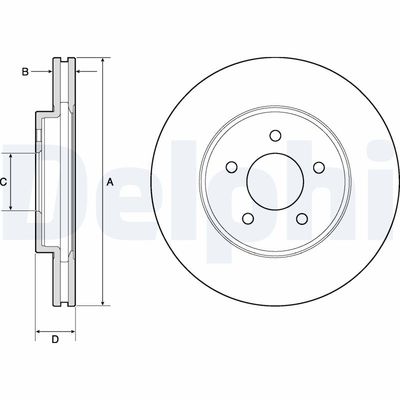 Brake Disc DELPHI BG4120