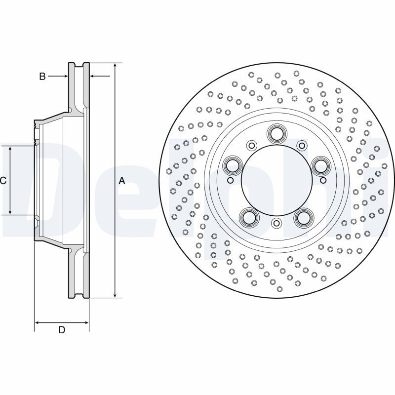 DELPHI BG9226C Brake Disc