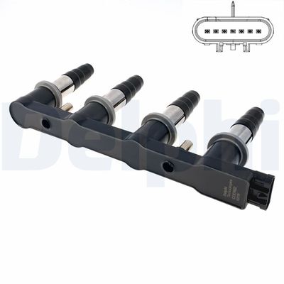 Ignition Coil DELPHI CE87662-12B1A