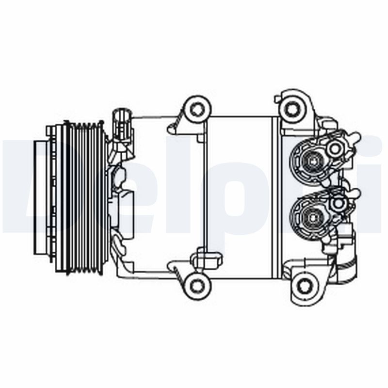 DELPHI CS20466 Compressor, air conditioning