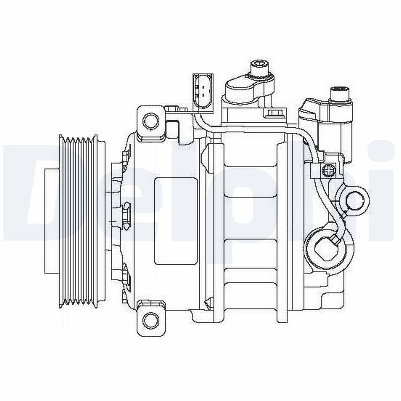 DELPHI CS20475 Compressor, air conditioning