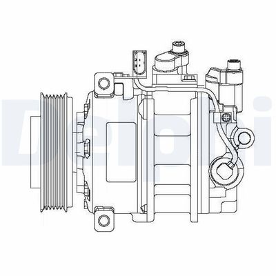 Compressor, air conditioning DELPHI CS20475