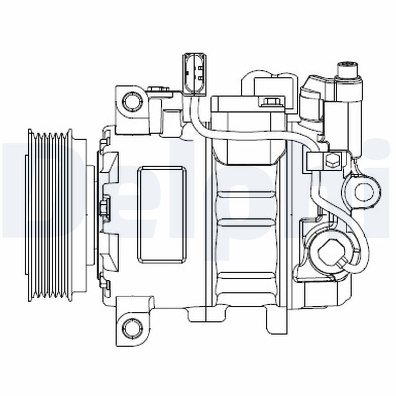 DELPHI CS20476 Compressor, air conditioning