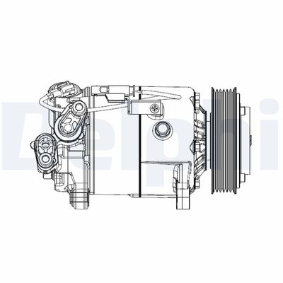 Compressor, air conditioning DELPHI CS20500