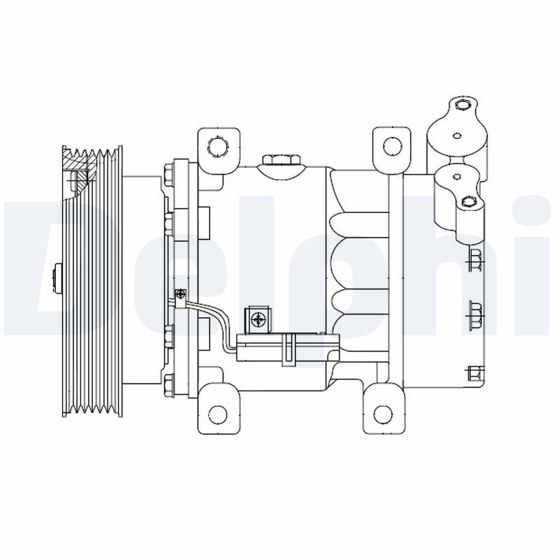 DELPHI CS20523 Compressor, air conditioning