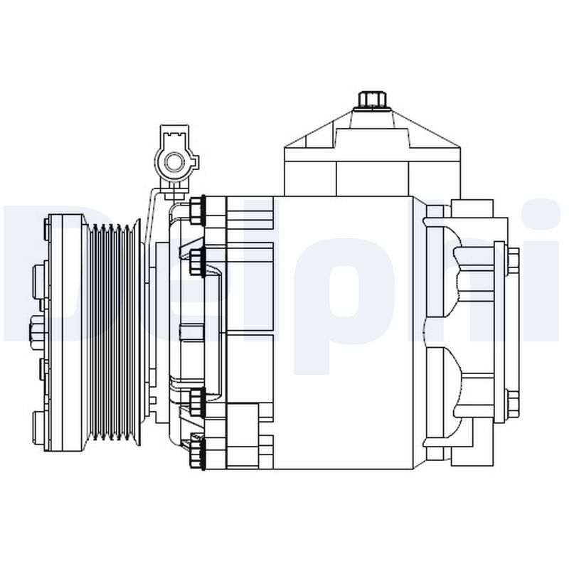 DELPHI CS20525 Compressor, air conditioning