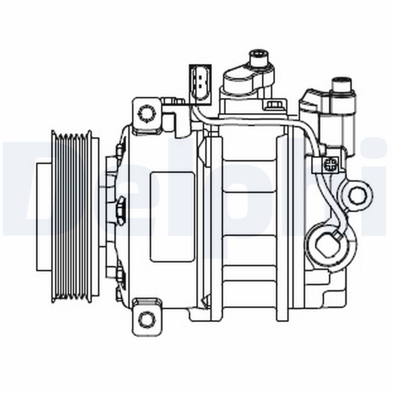 DELPHI CS20546 Compressor, air conditioning