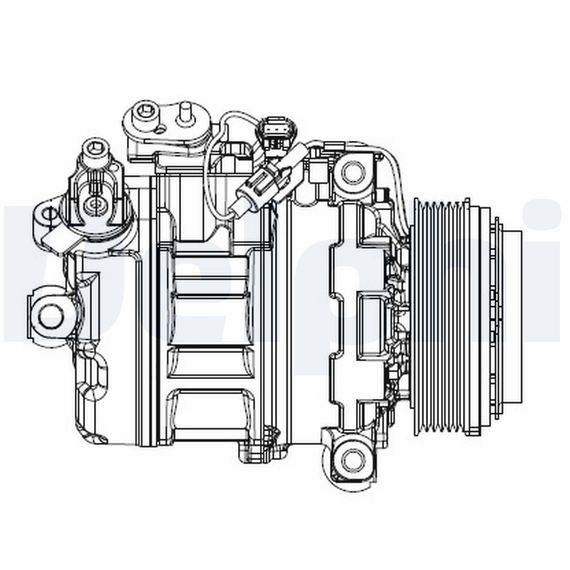 DELPHI CS20547 Compressor, air conditioning