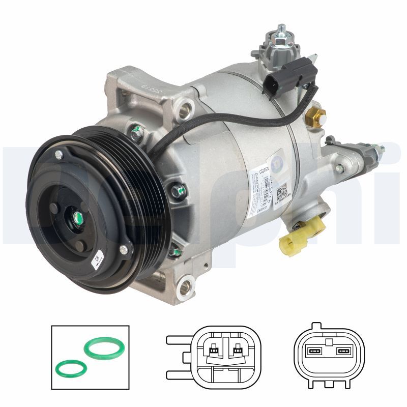 DELPHI CS20570 Compressor, air conditioning