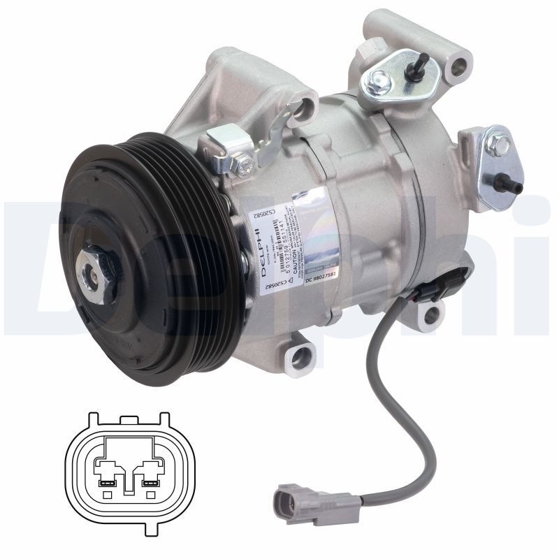 DELPHI CS20582 Compressor, air conditioning