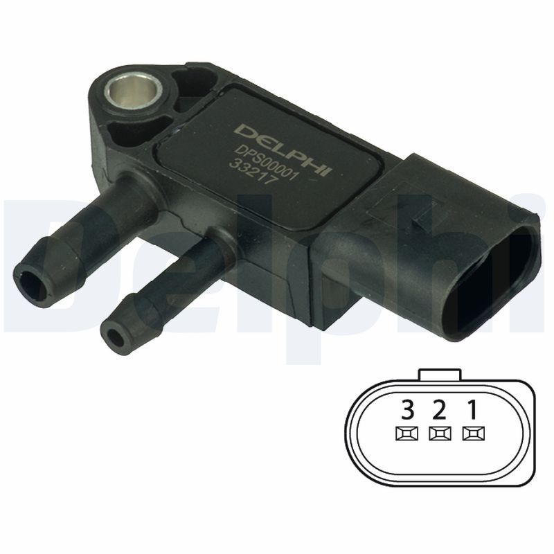DELPHI DPS00001 Sensor, exhaust pressure