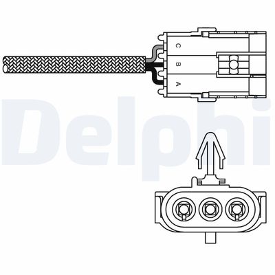 Oxygen Sensor DELPHI ES10992-12B1