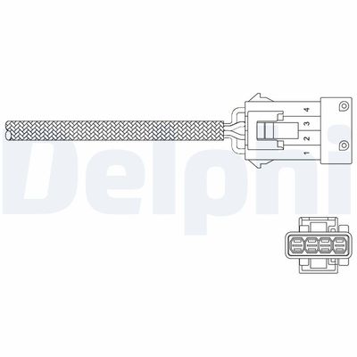 Lambda Sensor DELPHI ES11035-12B1
