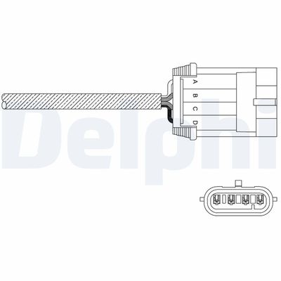 Lambda Sensor DELPHI ES11049-12B1