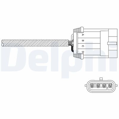 Lambda Sensor DELPHI ES11055-12B1