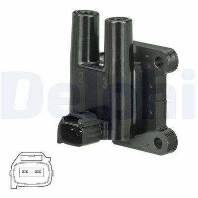 Ignition Coil DELPHI GN11009-12B1