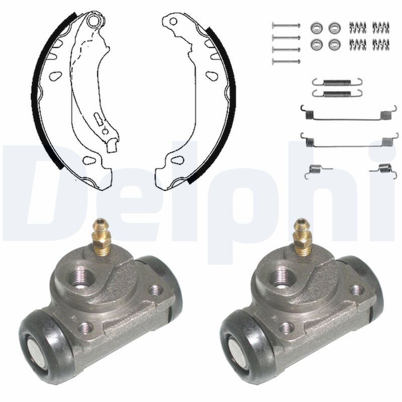 DELPHI KP1060 Brake Shoe Set