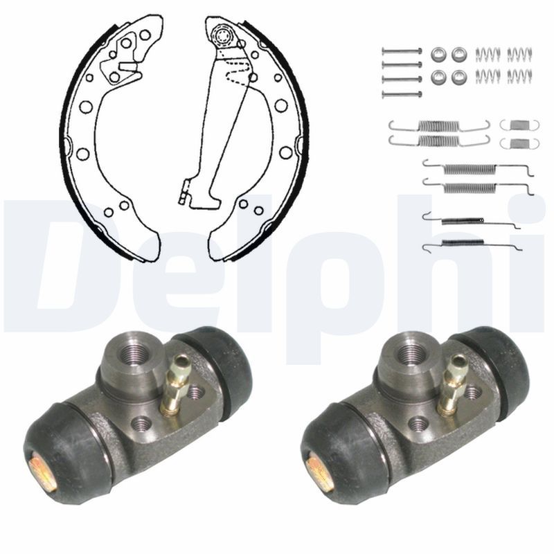 DELPHI KP1063 Brake Shoe Set