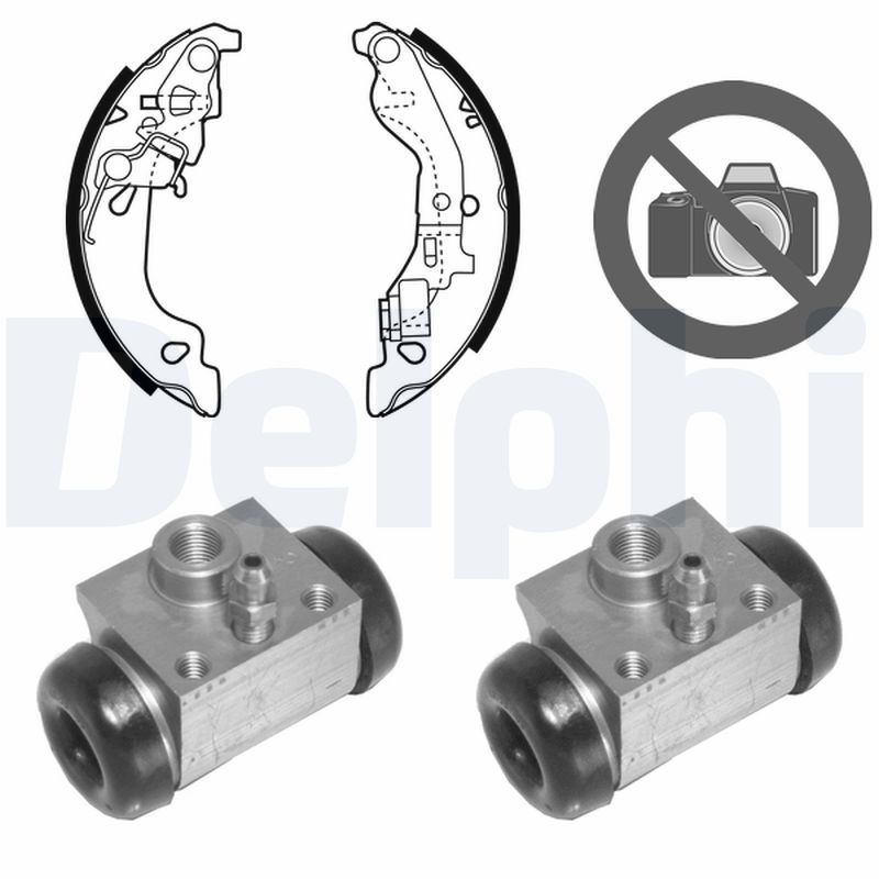 DELPHI KP1067 Brake Shoe Set