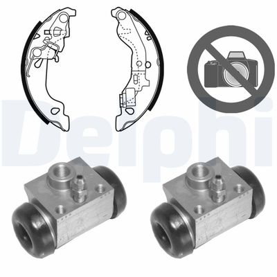 Brake Shoe Set DELPHI KP1067