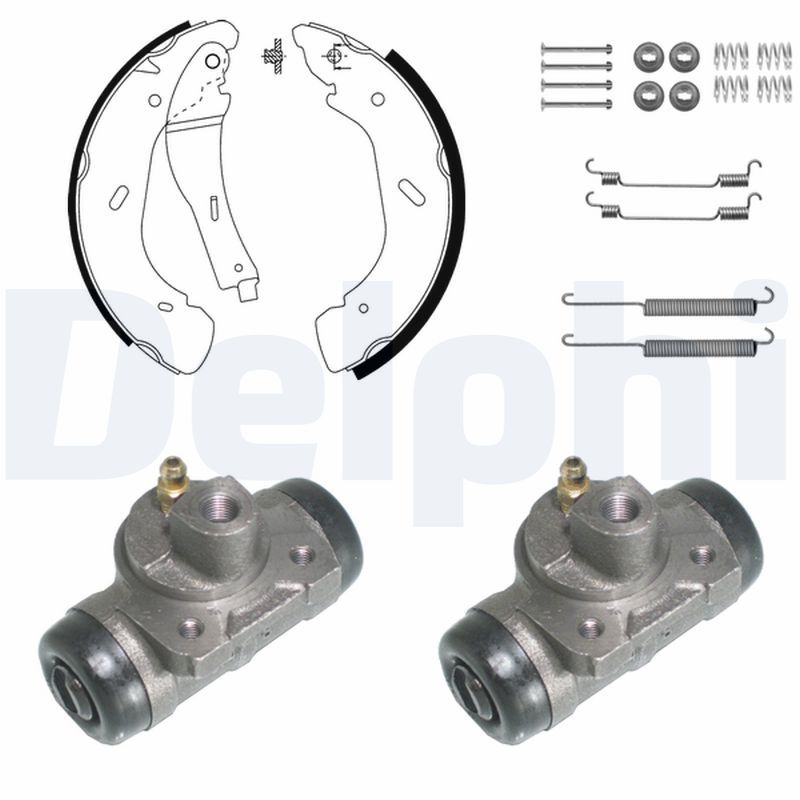 DELPHI KP1082 Brake Shoe Set