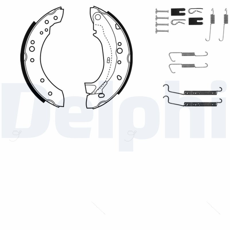 DELPHI KP1089 Brake Shoe Set