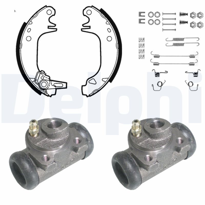 DELPHI KP648 Brake Shoe Set