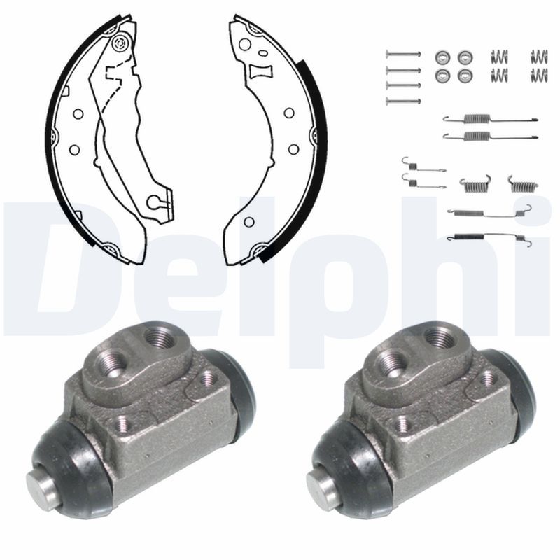DELPHI KP698 Brake Shoe Set