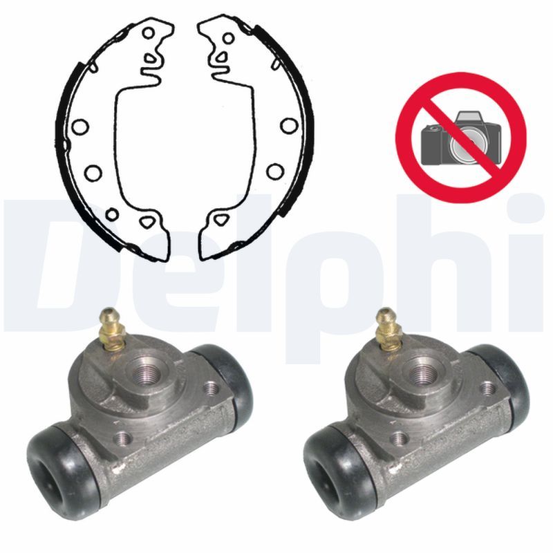 DELPHI KP720 Brake Shoe Set