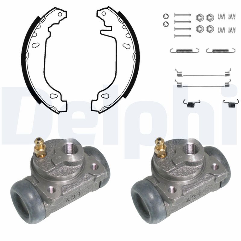 DELPHI KP732 Brake Shoe Set