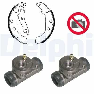 Brake Shoe Set DELPHI KP763