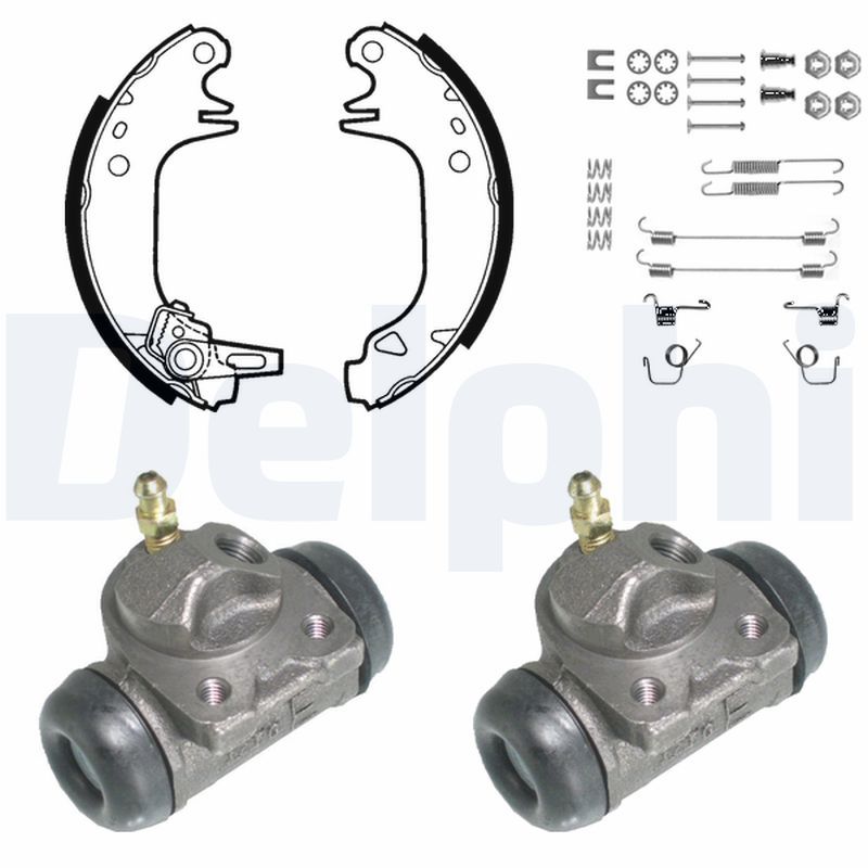 DELPHI KP787 Brake Shoe Set