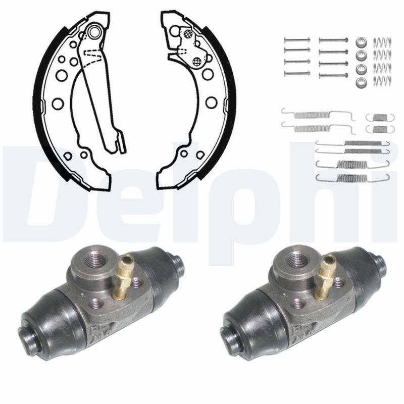 DELPHI KP791 Brake Shoe Set