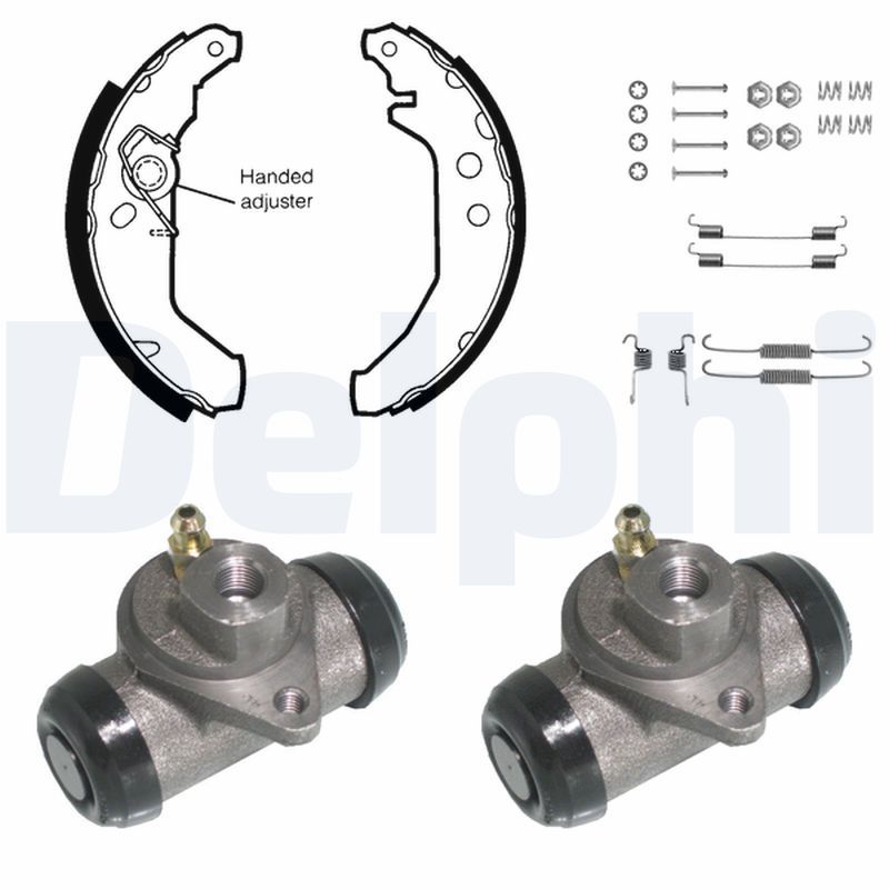 DELPHI KP824 Brake Shoe Set