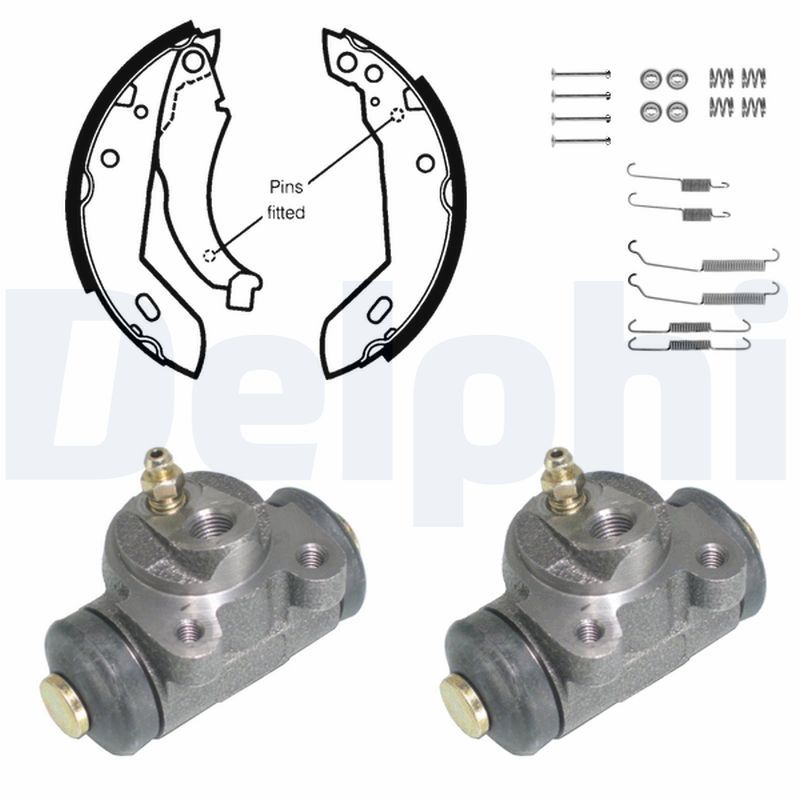 DELPHI KP833 Brake Shoe Set