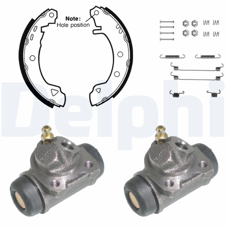 DELPHI KP863 Brake Shoe Set