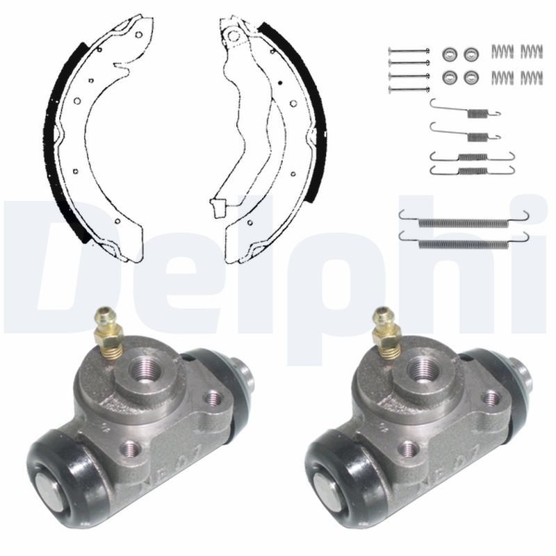 DELPHI KP895 Brake Shoe Set