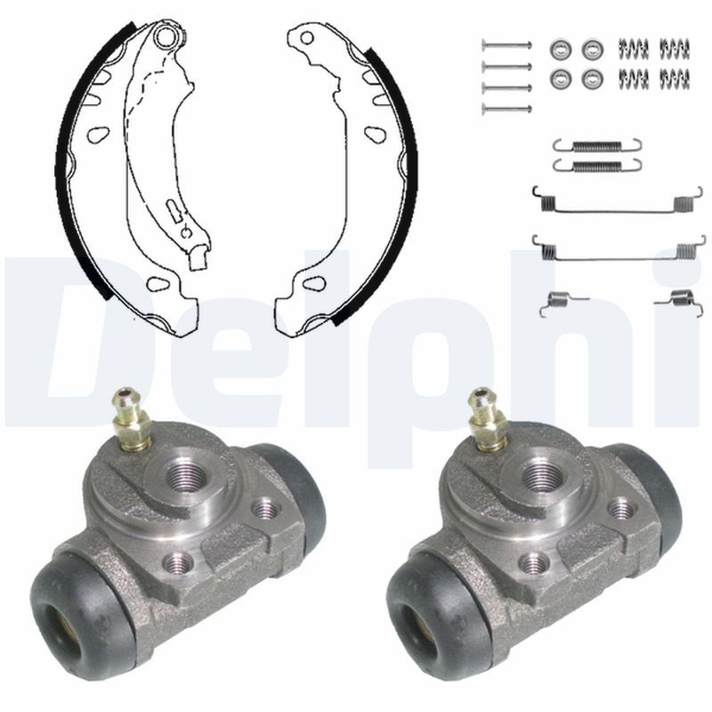 DELPHI KP930 Brake Shoe Set