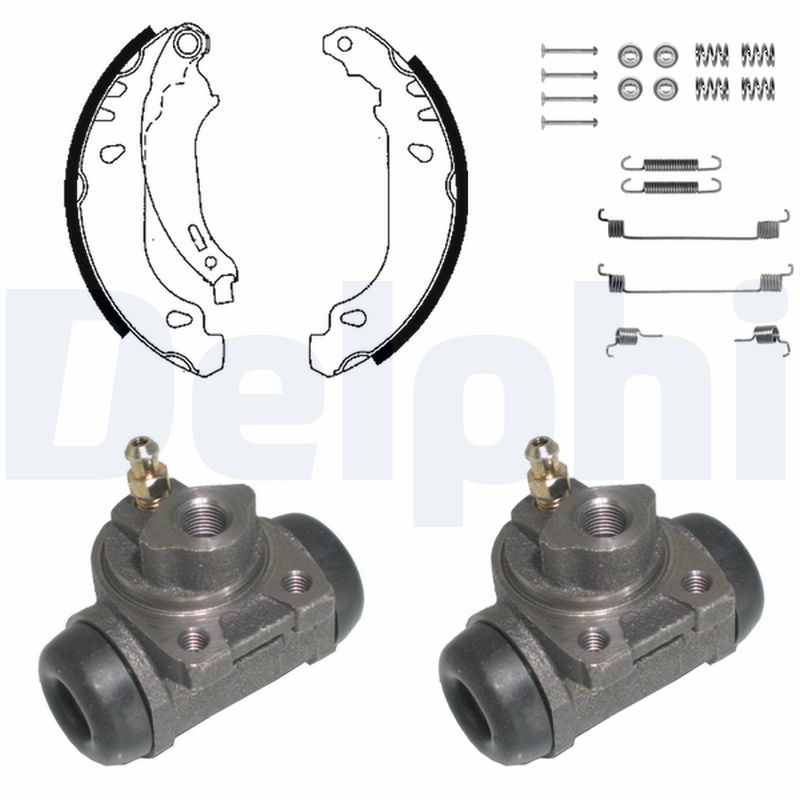DELPHI KP950 Brake Shoe Set