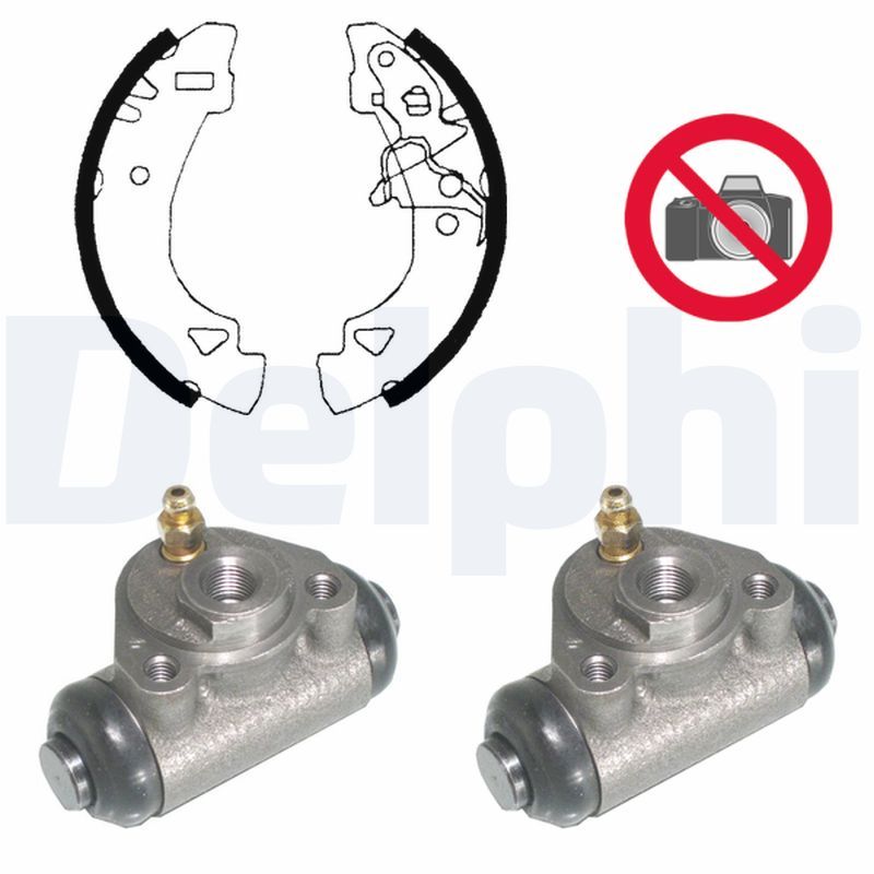 DELPHI KP956 Brake Shoe Set