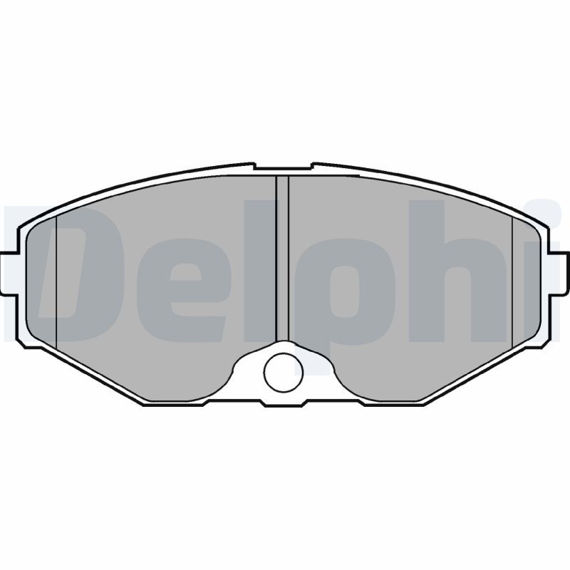DELPHI LP1058 Brake Pad Set, disc brake