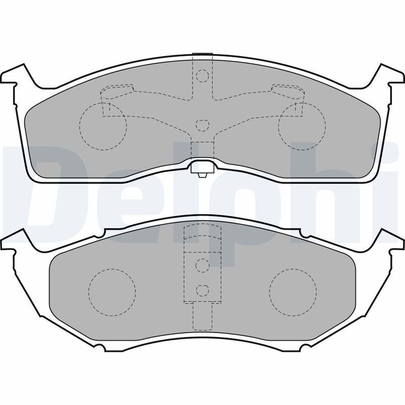 DELPHI LP1531 Brake Pad Set, disc brake