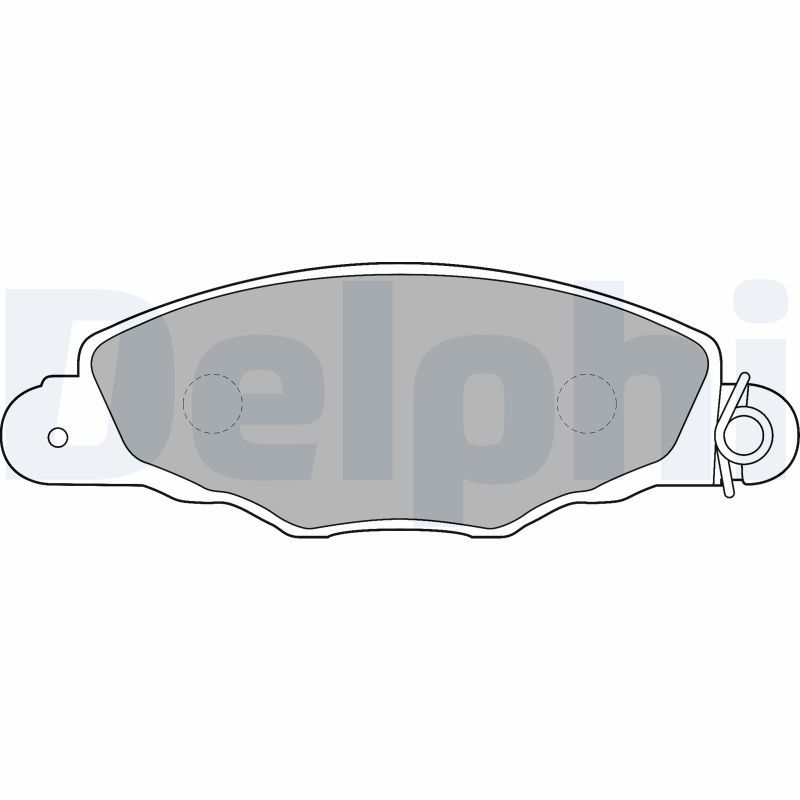 DELPHI LP1554 Brake Pad Set, disc brake