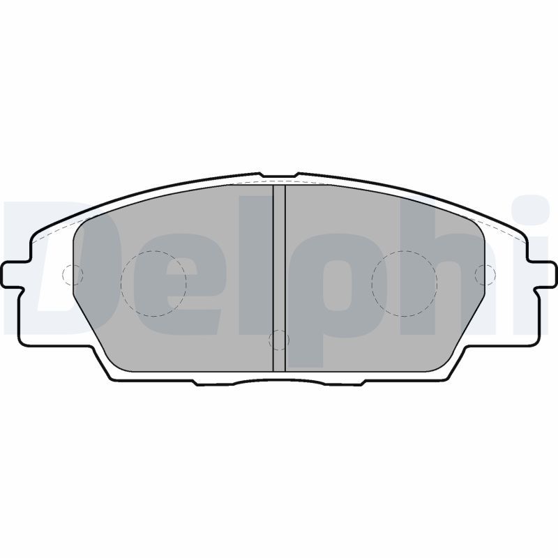 DELPHI LP1559 Brake Pad Set, disc brake